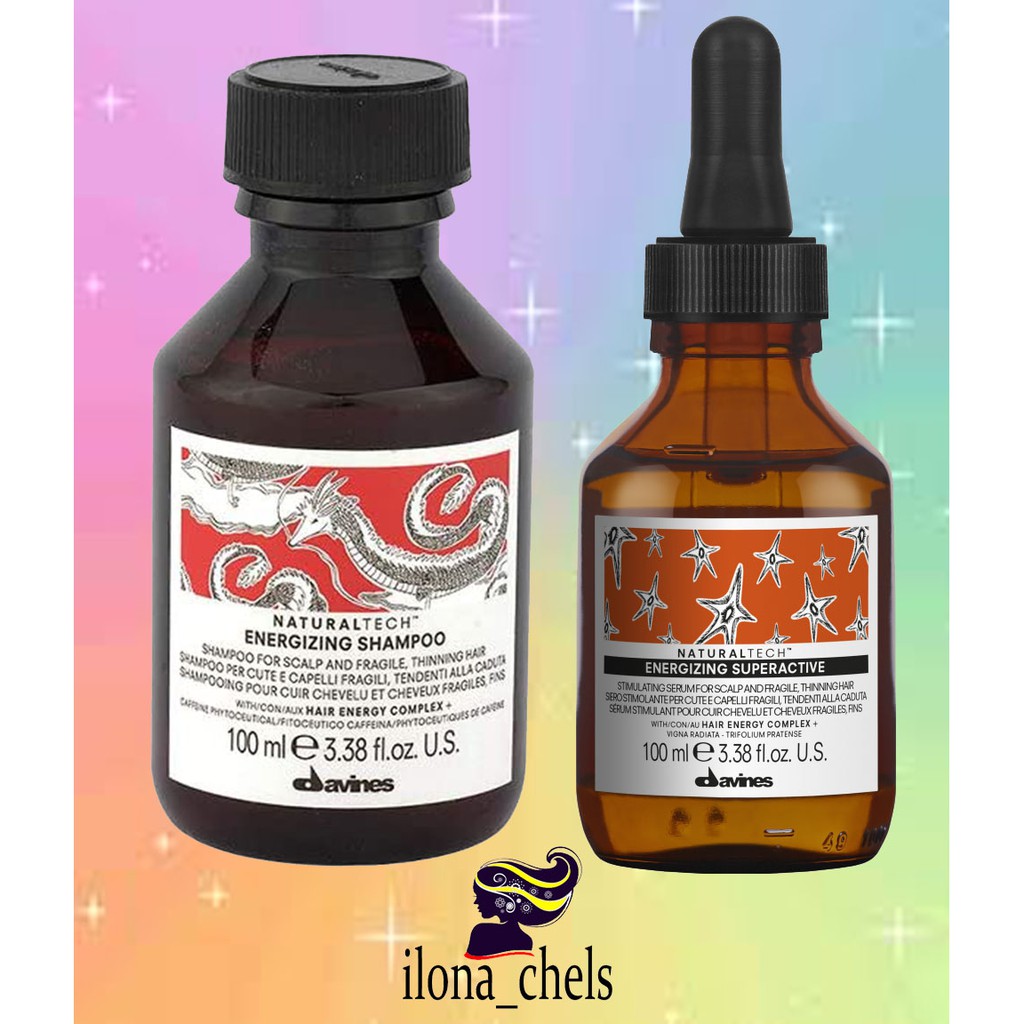 Davines Energizing Shampoo 100ml + Davines Energizing Serum 100ml