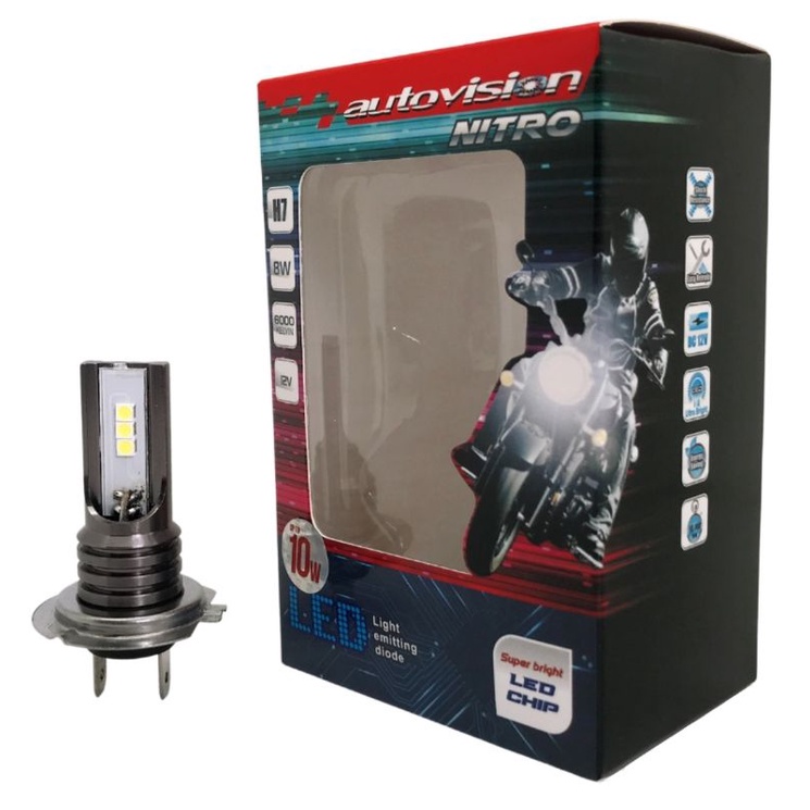 LED H7 Autovision Nitro - Ninja 250R / Z250 / R25.