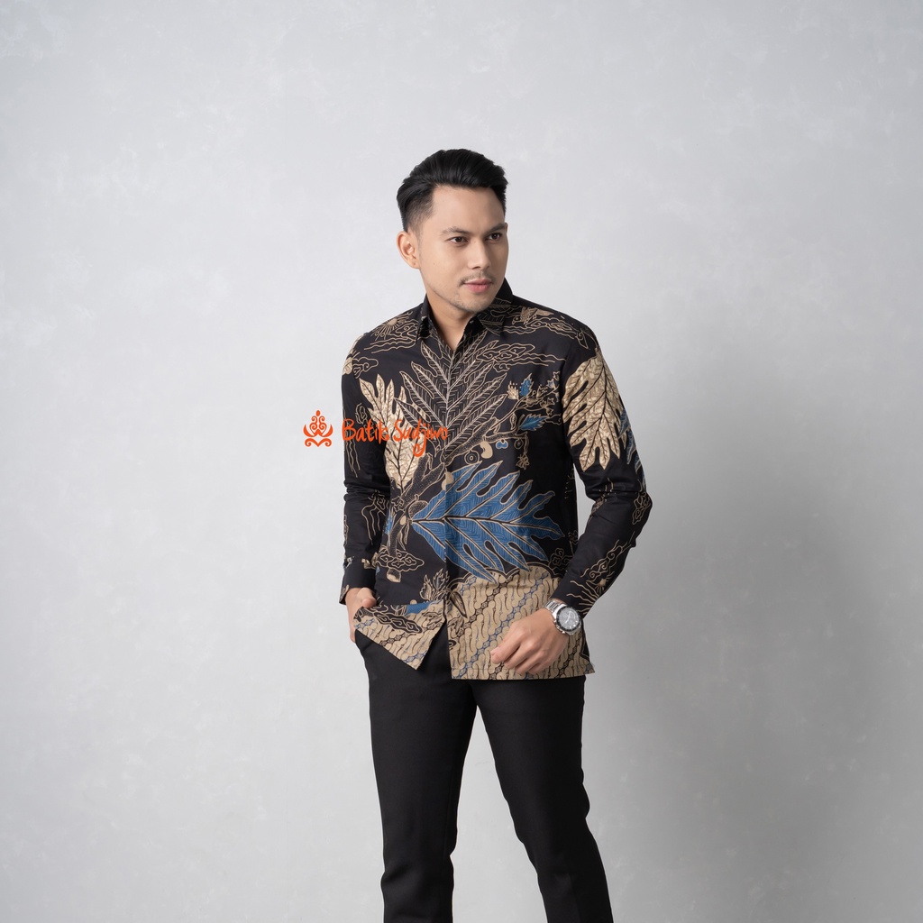 Atasan Kemeja Batik Pria Regular 1041