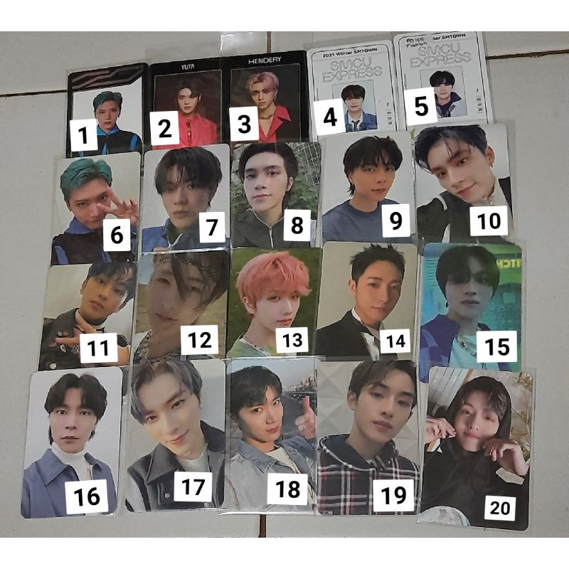 PHOTOCARD NCT OFFICIAL Wayv Dream 127 Xiaojun,Hendery,Ten,Yangyang,Winwin,Taeyong,Johnny,Taeil,Renjun,Jeno,Mark&amp;Yuta (hot sauce,hello future,empathy,resonance,photobook jewel universe,access card,sg22 wayv,favorite,sticker,SMCU EXPRESS SMTOWN)murah sale