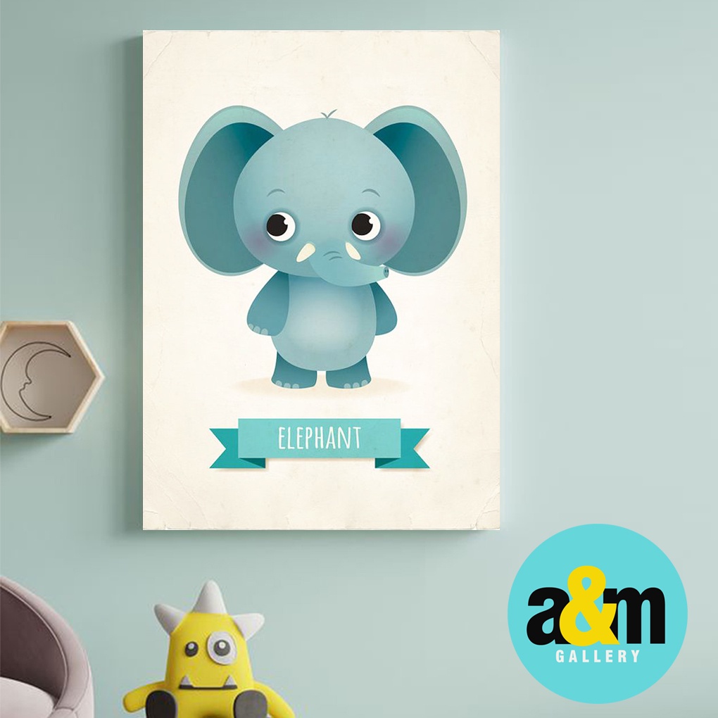 Hiasan Dinding Kamar Bayi (A4) Pajangan Anak Dekorasi Bayi Wall Decor Tema Pajangan Bayi - A&amp;M