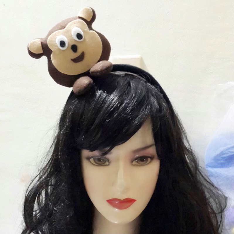 Bando Monyet Boneka Monyet Bando karakter Monyet Pisang Kostum Monkey banana Doll Aksesoris