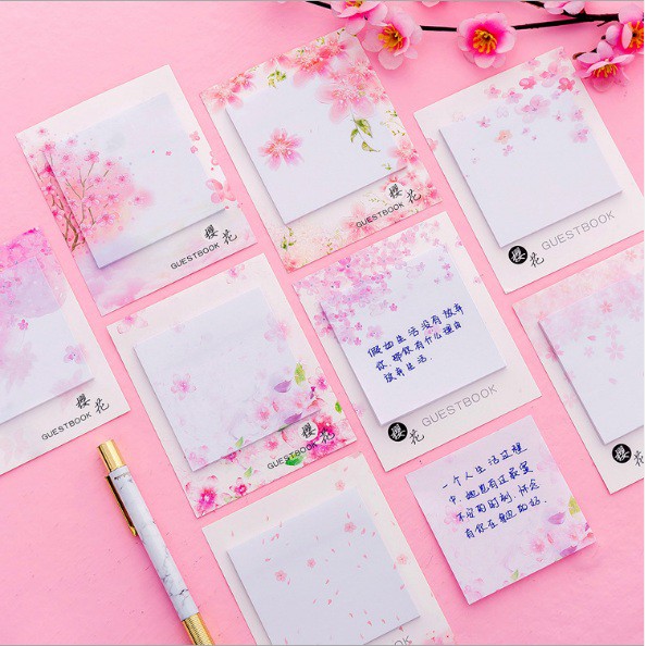 

STICKY NOTE CHERRY BLOSSOM KOTAK / MEMO CHERRY BLOSSOM KOTAK