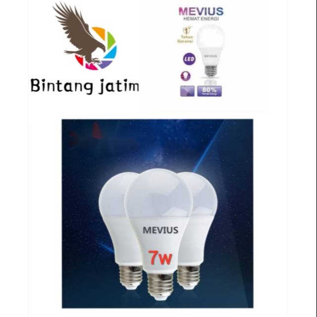 lampu led super terang 7w/ bohlam led murah bagus