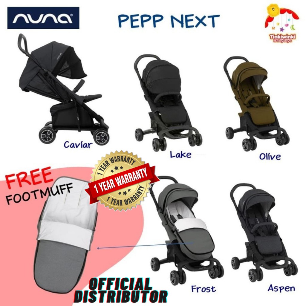 Stroller Nuna Pepp Next (FREE FOOTMUFF)