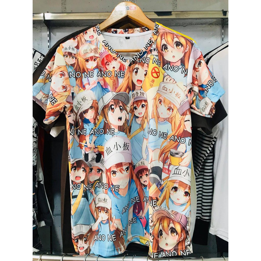 Tshirt Anone Fullprint Hataraku Saibou