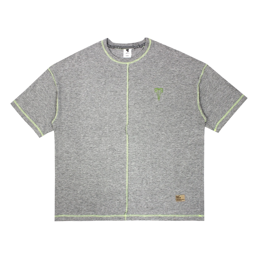 KAOS TEE MCF GREEN FONT GREY