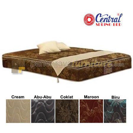 matras kasur spring bed central deluxe pillow top200 x 160 x 23