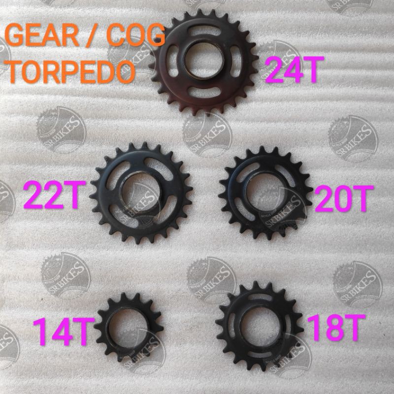 Gear Gir Cog (ULIR) Torpedo Coaster Brake Sepeda Onthel Fixie Jengki