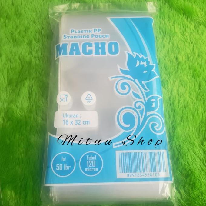 STANDING POUCH 16X24 / ZIP LOCK KLIP /PLASTIK PP STANDING POUCH