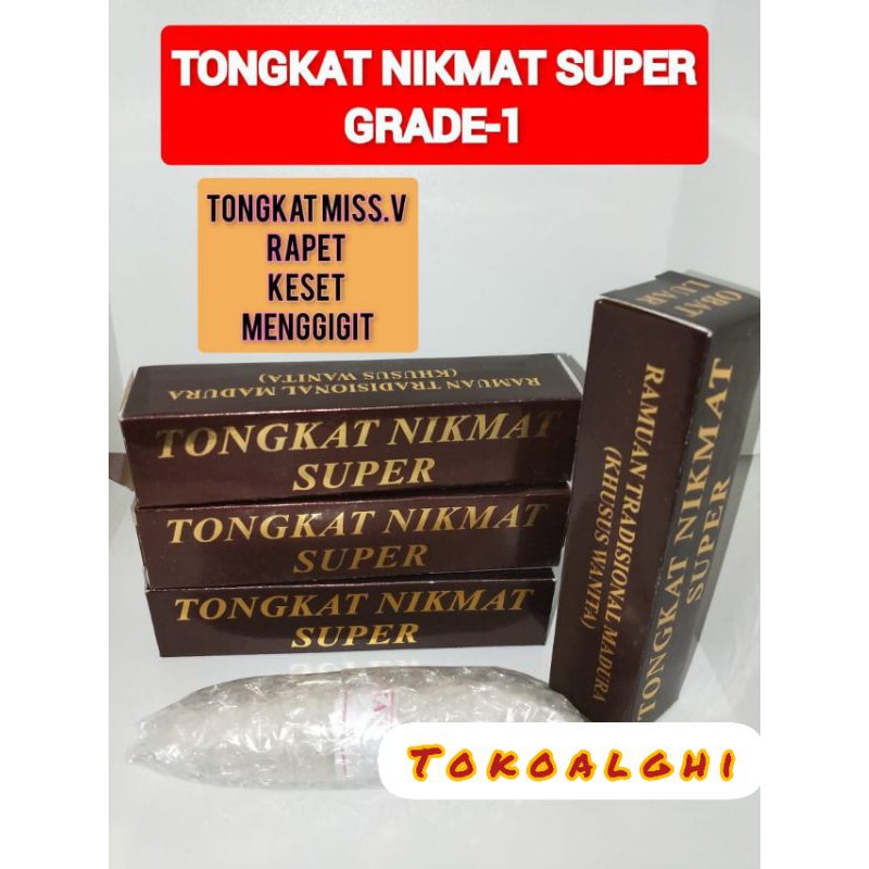 Tongkat Nikmat Super Coklat Grade 1 - Tongkat Madura - Ramuan Tradisional