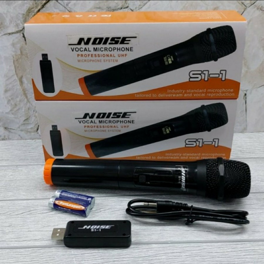 COD MICROPHONE WIRELESS NOISE S1-1//MIC WIRELESS NOISE S-1-1//MIC KARAOKE//MIC SALON AKTIF