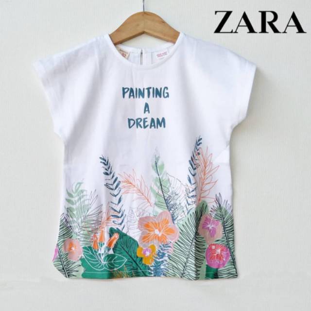 BEST SELLER Zara Girls Tee. Harga 50rb.