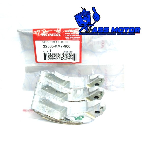 KAMPAS GANDA KOPLING Kampas Kopling Ganda beat (Weight Set)  BeAT Karbu 22535-KVY-900 KAMPAS GANDA K