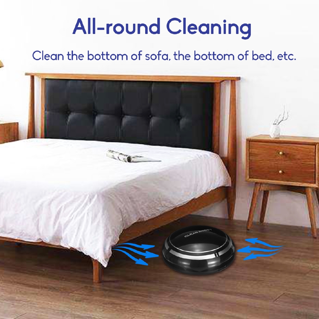 Sapu Robot Vacuum Cleaner Smart Otomatis Rechargeable Shopee Indonesia