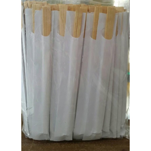 ♀ sumpit kayu bento ( 100 pasang ) ◌