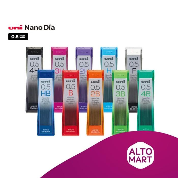 

Uni Nano Dia Pencil Lead Refill 0.5 Mm Isi Pensil Mekanik Pilot Zebra