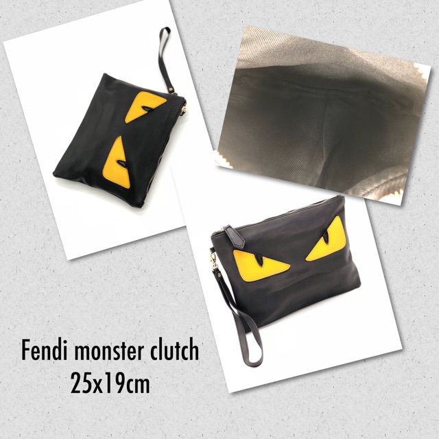 fendi monster clutch