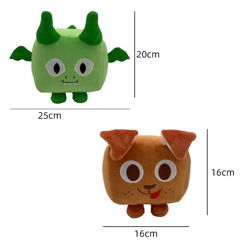 Big Games Boneka Pet Simulator X Cat Axolotl Dog Bat Plush Stuffed Doll Toy Kids Gift Mainan