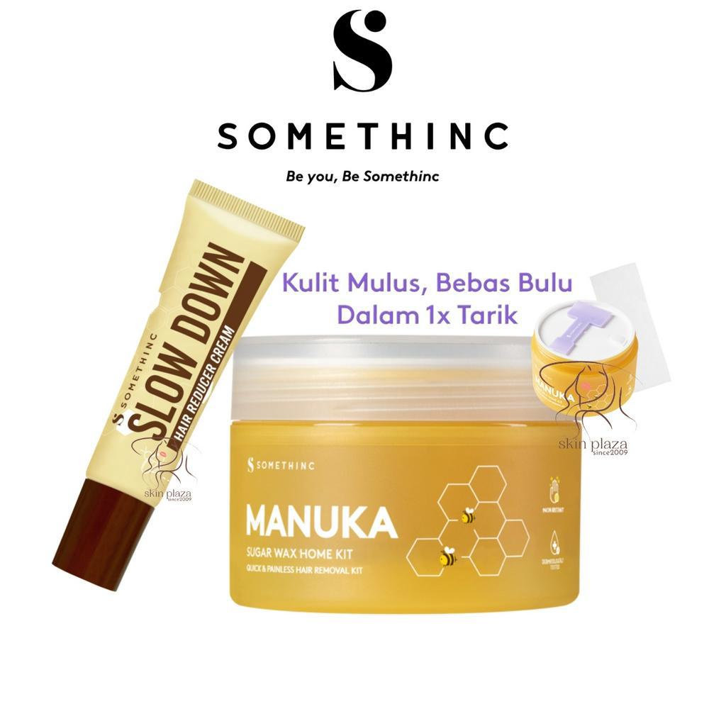 SOMETHINC MANUKA Sugar Wax Home Kit Waxing | Slow Down Hair Reducer Cream After Waxing