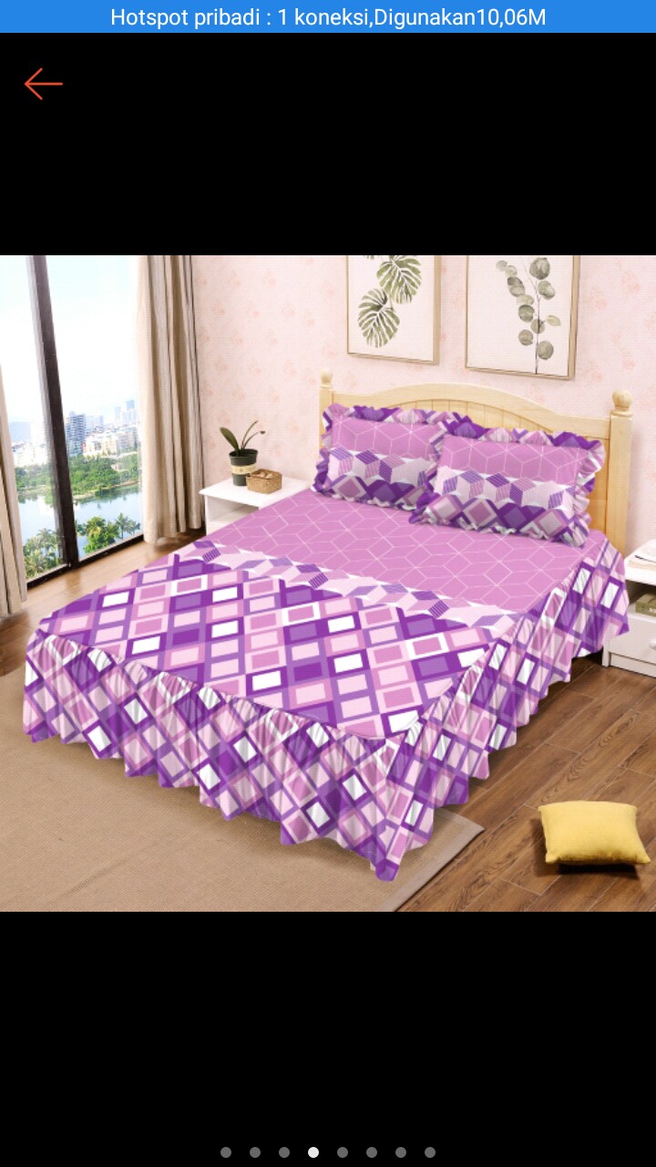 Lady Rose - Sprei Rumbai King 180x200 Motif Krista / Vallen / Hindia / Blend / Furla / Tropica / Usa