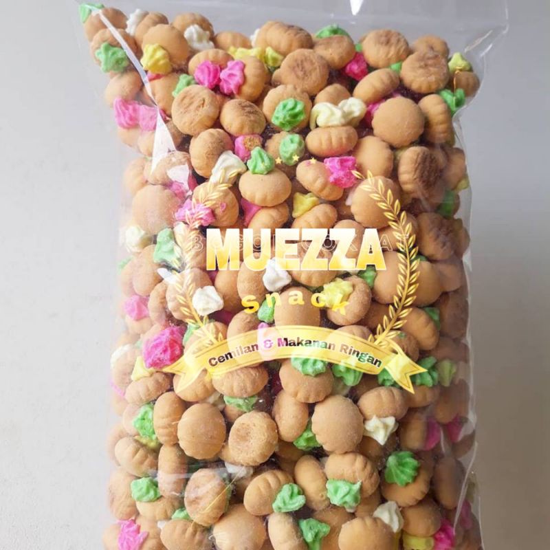 

Cemilan Legendaris Gemrose/Kue Monas/Kue Kering Mini Isi 1 kg