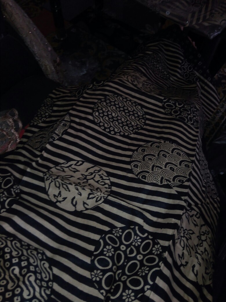 Wou Batik Couple Shofia Estetika Brokat  - Couple Modern Batik Couple Sarimbit Brokat Kebaya - Bs052