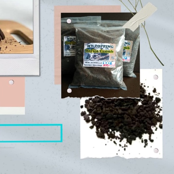 

My Topping Borieco Crumb 1kg Crumb Biskuit Chocolate Borieco crumb1Kg Terlaris