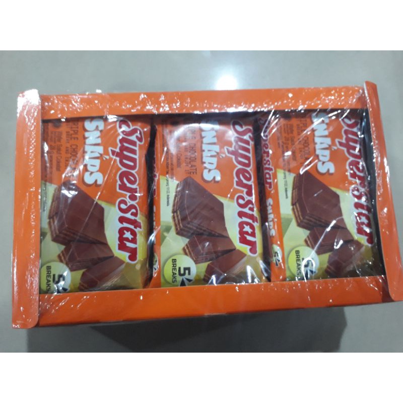 

Superstar Snap Triple Chocolate - Netto 12pcs x 28g