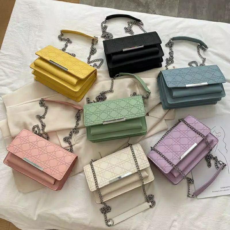 JK 795  T387 1KG MUAT 2PCS TAS SELEMPANG SLINGBAG MINT FASHION IMPORT U4346 E6420