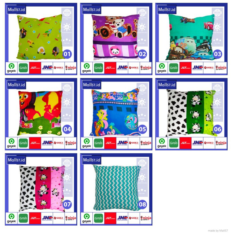 Bantal Lantai Duduk Murah Jumbo Besar 70x70 | Bantal Santai Kursi Sofa | Bantal Duduk Lesehan MOTIF
