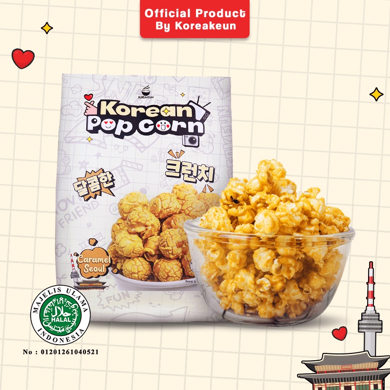 KOREAKEUN POPCORN KARAMEL KOREA CARAMEL SEOUL BY KOREAKEUN