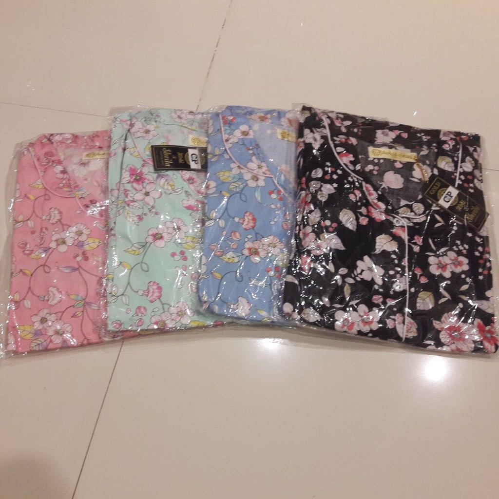Baju Tidur Piyama Dewasa Hoki N Sheila CP GOLD