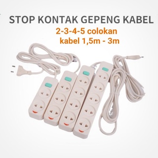 Kabel roll/stop kontak kabel 2 3 4 5 lubang/colokan Cahaya