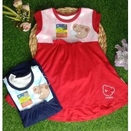 PITEKU DRESS CEWEK KOREAN BEAR R14 - ROK BAYI