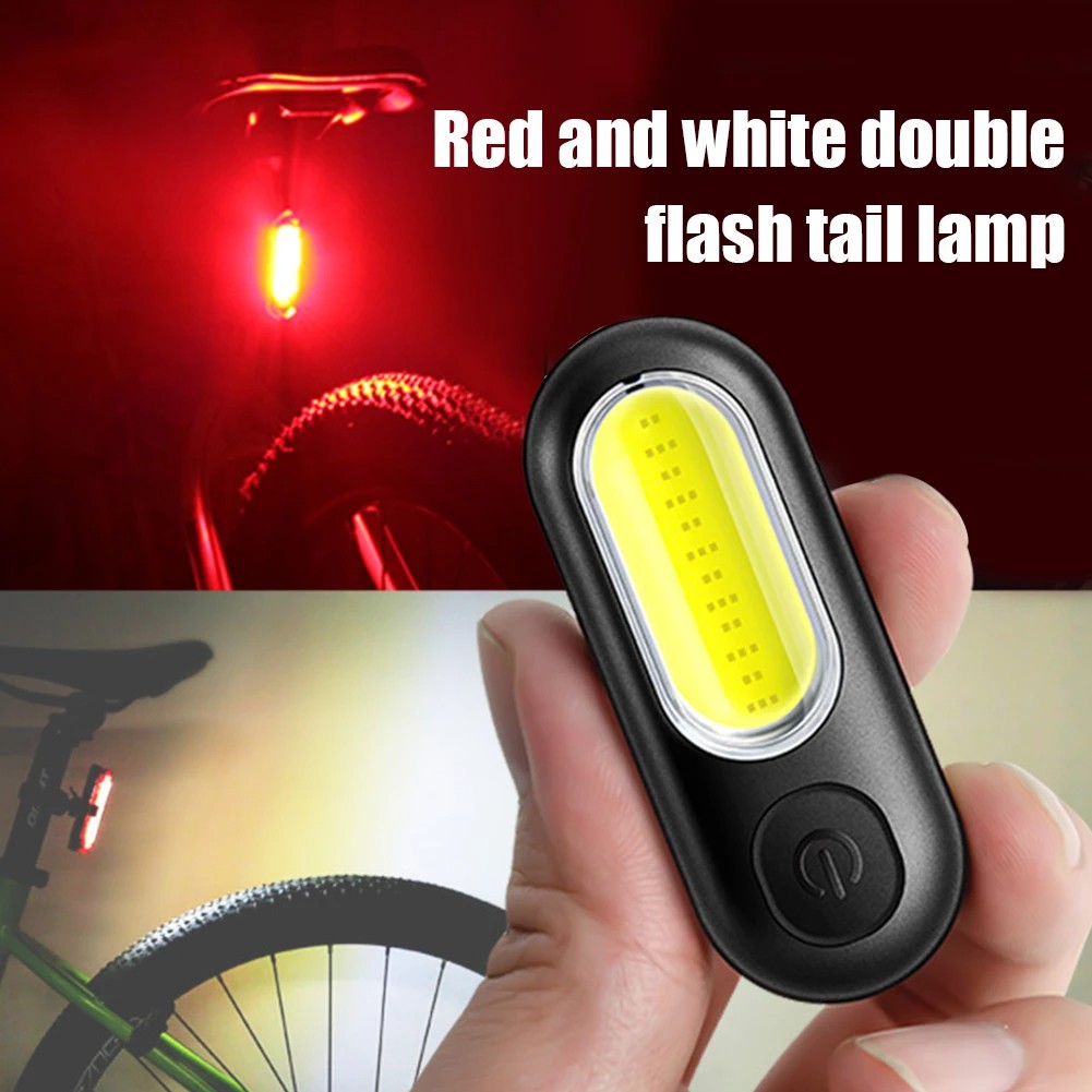 YGRETTE - PAKET LAMPU Sepeda DEPAN BELAKANG Zoomable Bicycle Headlight CREE XML-T6