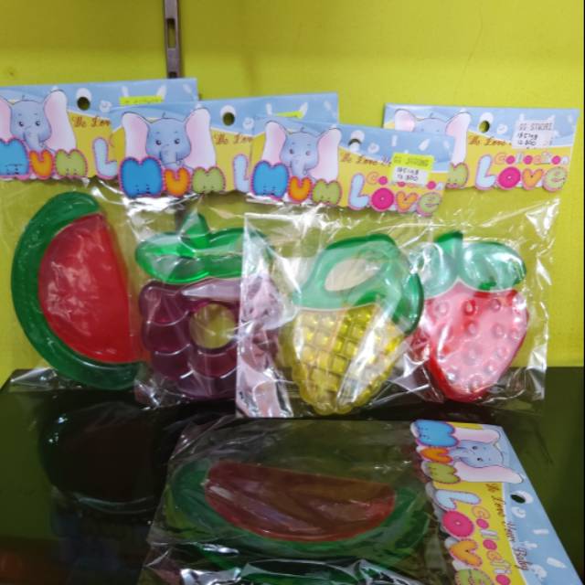 GIGITAN BAYI MOTIF BUAH/Perangsang pertumbuhan gigi