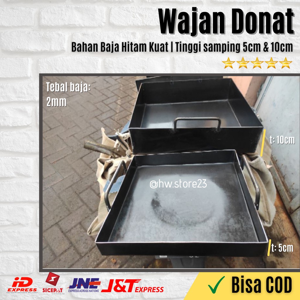 [2mm] Wajan Donat / Penggorengan Donat / Wajan Baja