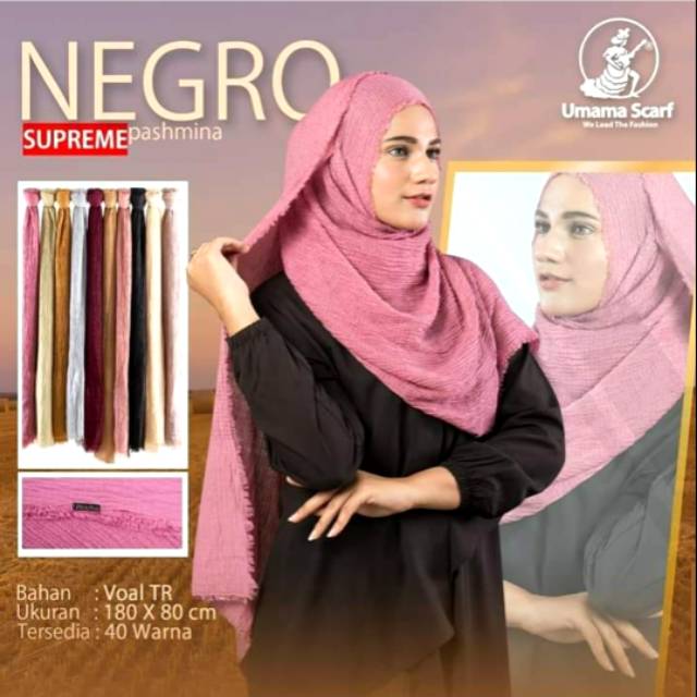  Pashmina  negro supreme pashmina  crinkle  shawl  pashmina  