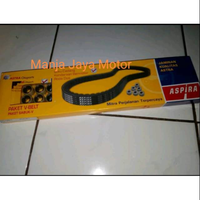 Paket V-Belt set roller Aspira for Mio/Mio smile/Nouvo/mio soul karbu