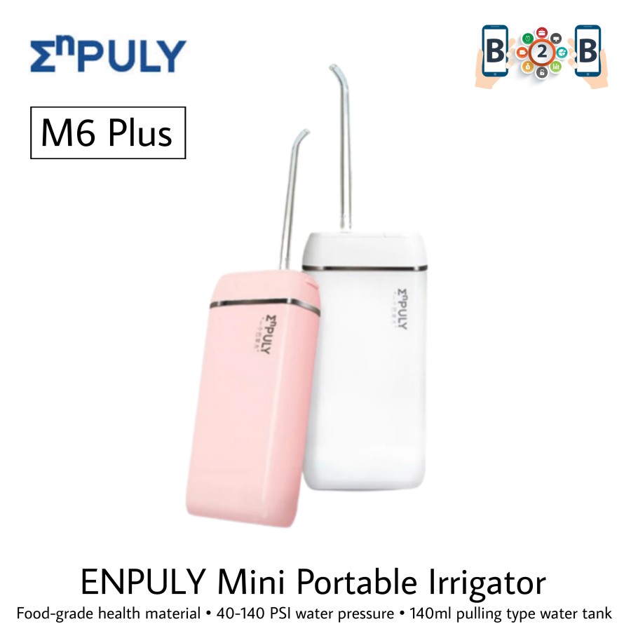 ENPULY M6 Plus Mini Portable Water Flosser Oral Irrigator Pembersih Sela Gigi