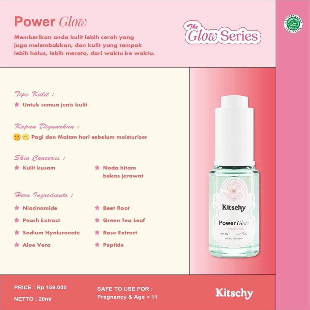 KITSCHY Power Glow Activated Serum 20 ml