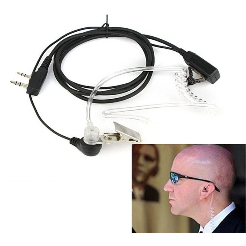 Headset Walkie Talkie / Earphone HT FBI Style untuk HT Taffware