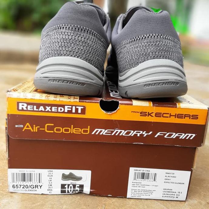 Sepatu Casual Formal Pria Skechers Relaxed Fit Expected Original 100%
