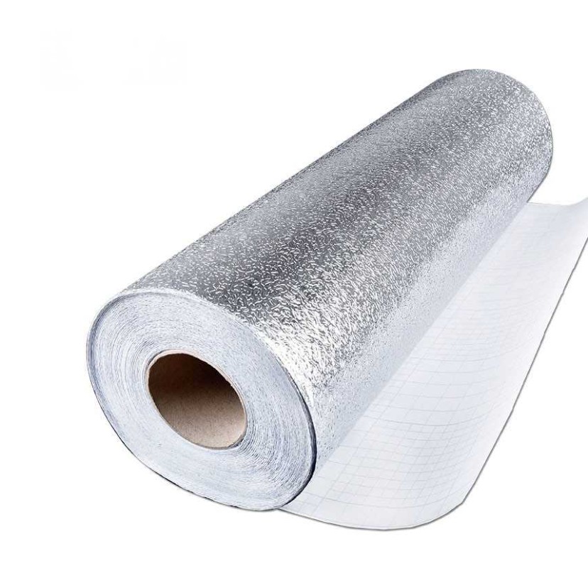 Wallpaper Aluminium Foil Anti Minyak Waterproof 100x60cm