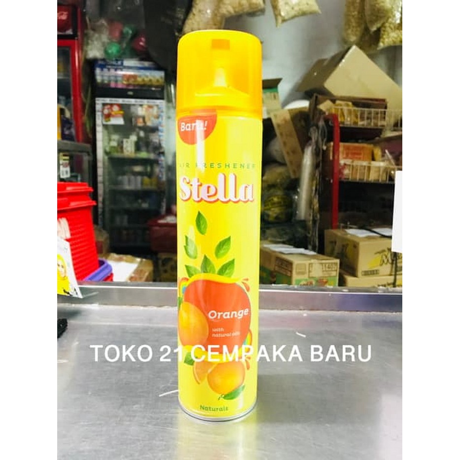 Dijual Stella Spray ORANGE 400 ml| Stella Pengharum Ruangan Spray Jeruk 400ml Limited