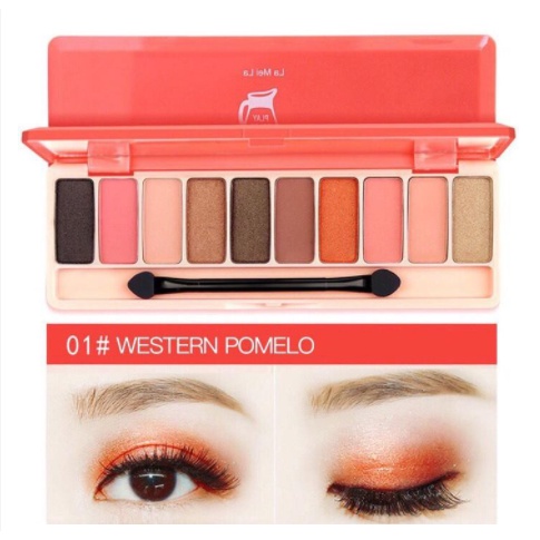 Lameila Eyeshadow Play Color Eyes 10 Color Perona Mata 3596