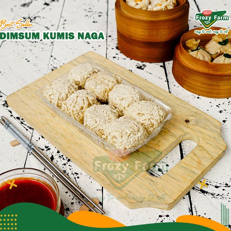 

DIMSUM FROZEN KUMIS NAGA (PREMIUM) ISI 8/PACK - DIMSUM MEDAN HALAL - DISTRIBUTOR DIMSUM MEDAN