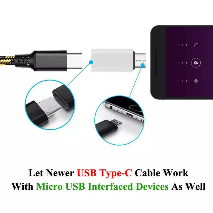 Hot Sale/[Unggulan] Konverter Kabel Android USB Tipe C Ke Micro/Adaptor Data Charger Mini/Kompatibel Dengan Ponsel Laptop Dan Perangkat Lain USB C