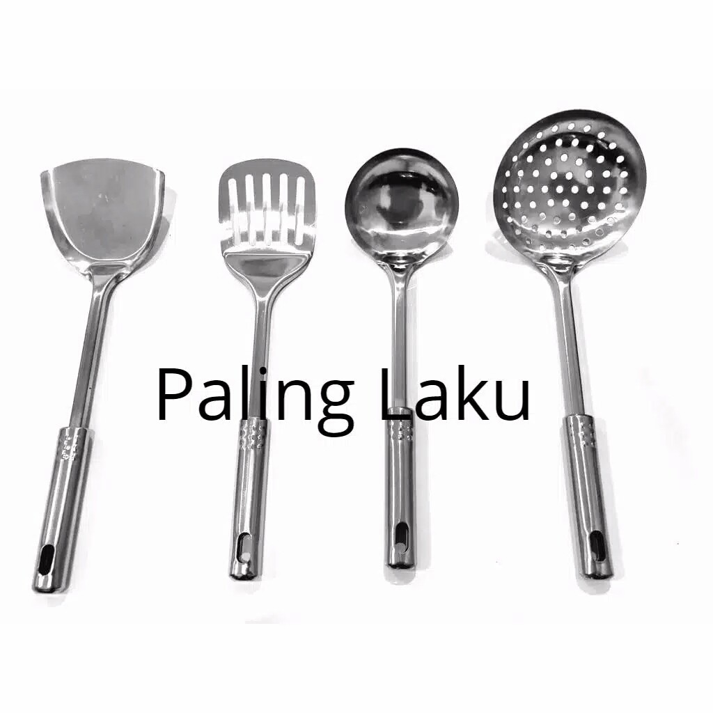 Spatula Set Stainless Steel - 4 Pcs Sutil Set